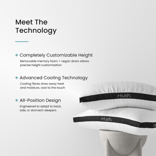 Hybrid Adjustable Cooling Pillow - Image 4