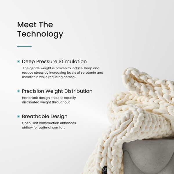 Knit Weighted Blanket - Image 6