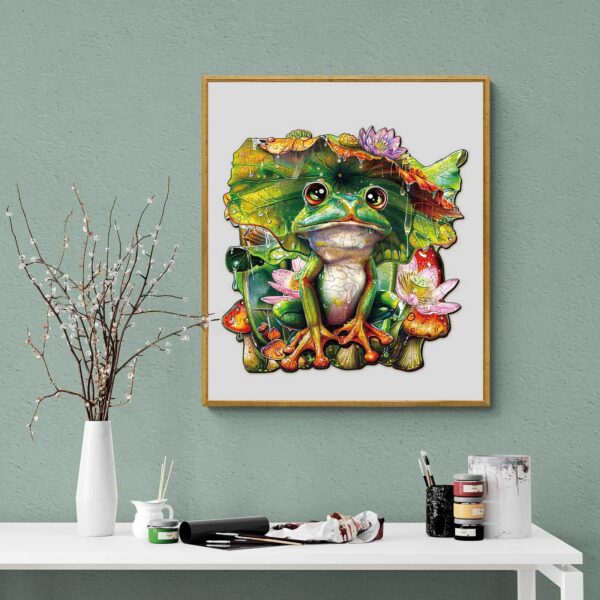 Frog Wooden Jigsaw Puzzle - Image 6