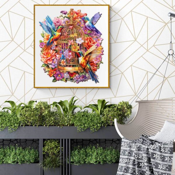 Garden Symphony Wooden Jigsaw Puzzle - Image 8