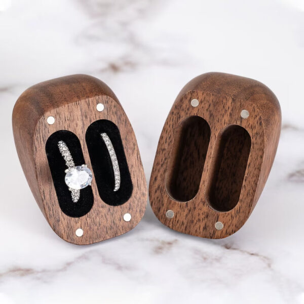 Custom Wooden Ring Box & Gift Couples - Image 5