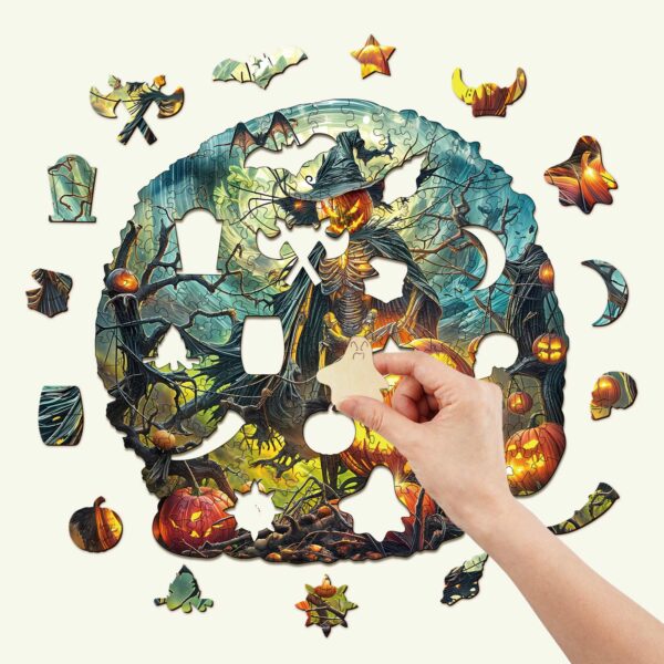 Halloween Wooden Jigsaw Puzzle - Image 2