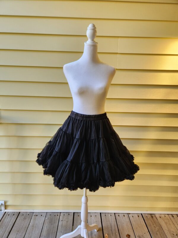 Ultra Soft Black Tutu Petticoat - Image 2