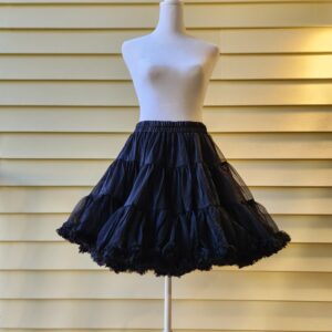 Ultra Soft Black Tutu Petticoat