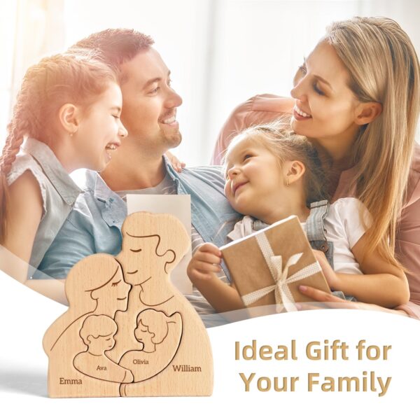 Wooden Family Name Puzzle - Image 4