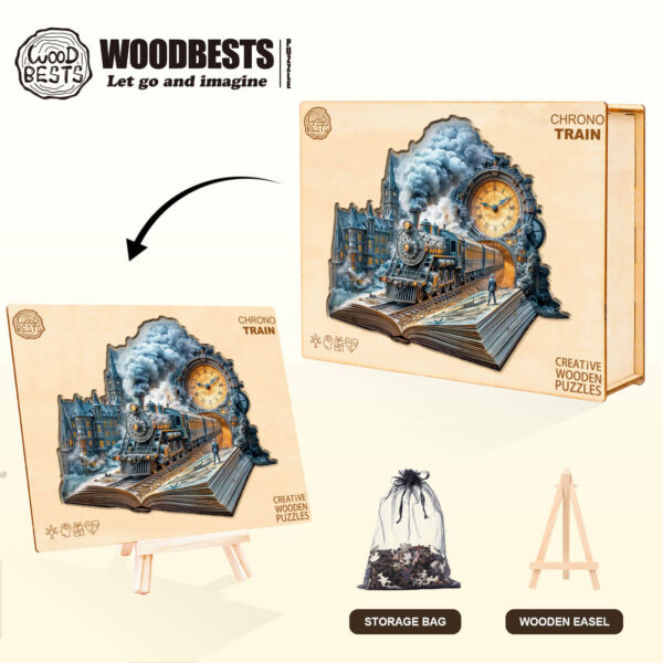 Chrono Train Wooden Jigsaw Puzzle - Image 11