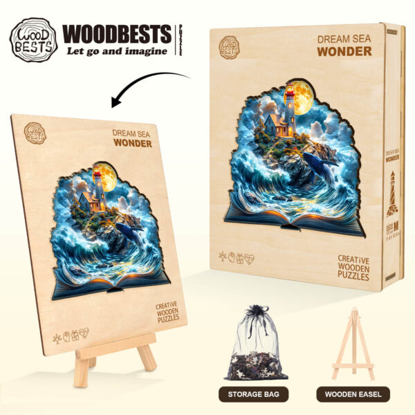Dream Sea Wonder Wooden Jigsaw Puzzle - Image 6