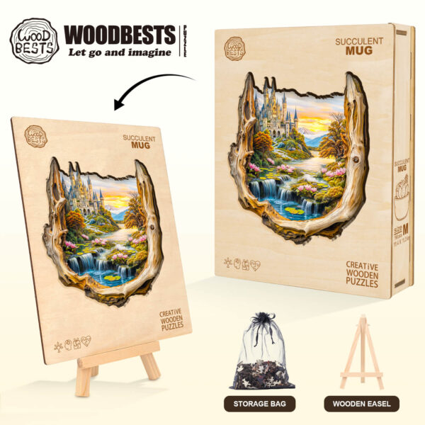 Enchanted Frame-1 Wooden Jigsaw Puzzle - Image 9
