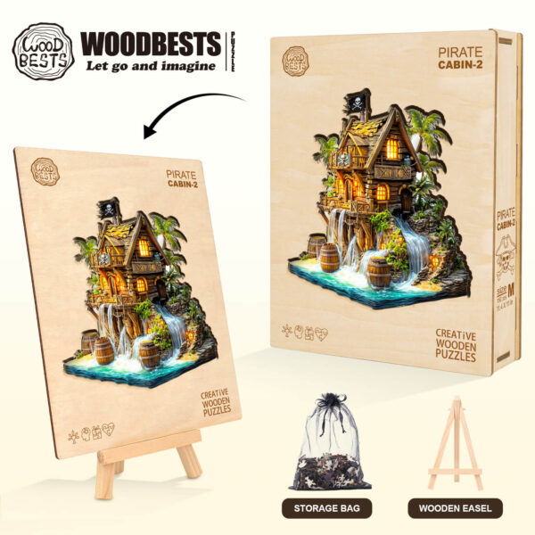 Pirate cabin-2 Wooden Jigsaw Puzzle - Image 6