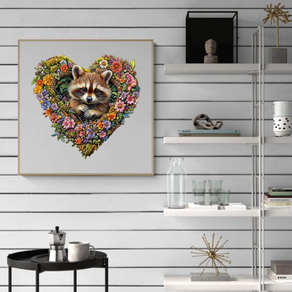Natureverse Raccoon  Wooden Jigsaw Puzzle - Image 10