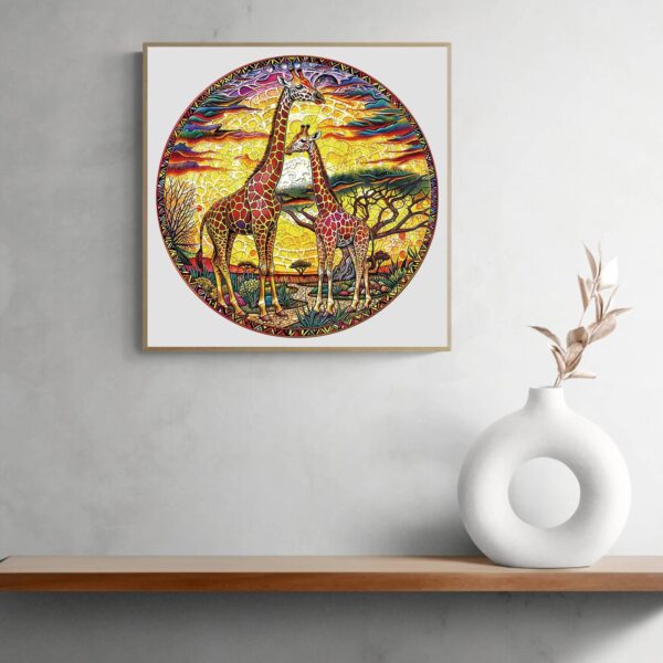 Giraffe Wooden Jigsaw Puzzle - Image 7