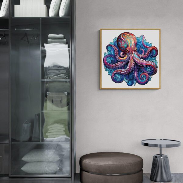 Deep Sea Giant Octopus Wooden Jigsaw Puzzle - Image 8