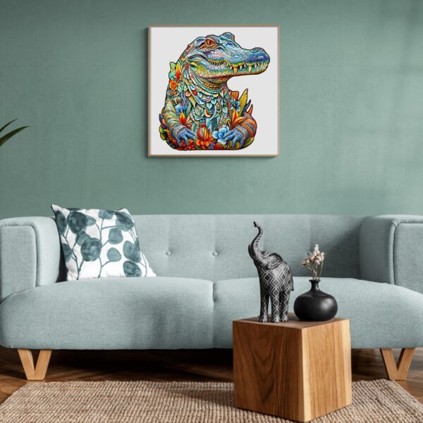 Crocodile Wooden Jigsaw Puzzle - Image 7