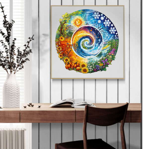 Seasons of Life  Wooden Jigsaw Puzzle - Image 10