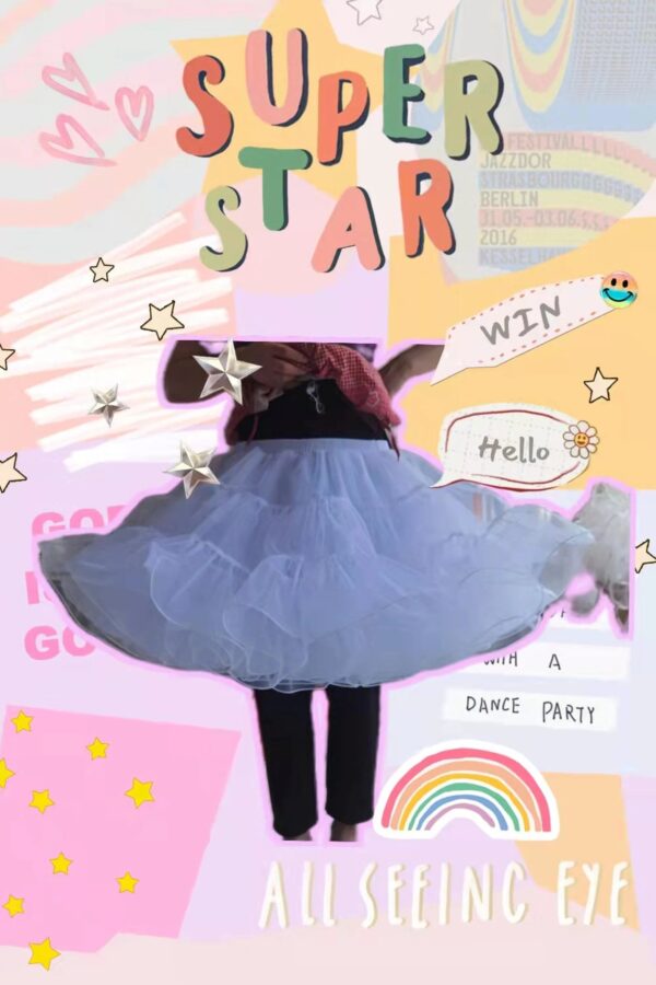 18.5 (47cm) length, Super Puffy, 4 layers petticoat - Image 2