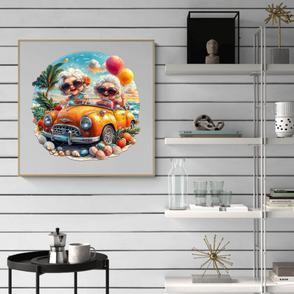 Happy grandma Wooden Jigsaw Puzzle - Image 10