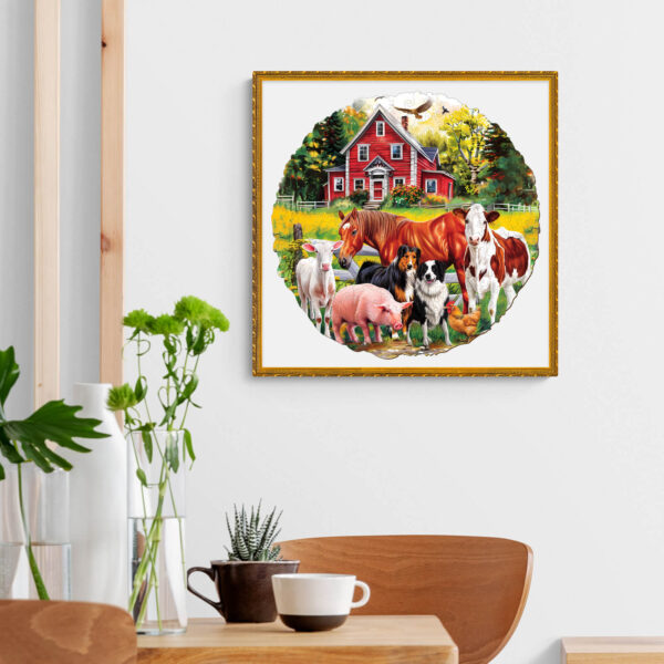 Farm Animals Wooden Jigsaw Puzzle - Image 8