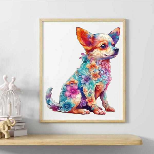 Cute Puppy Wooden Jigsaw Puzzle - Image 8