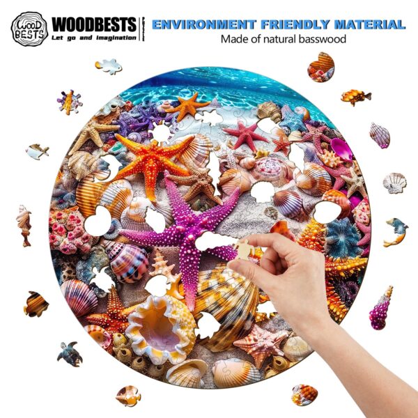 Starfish Wooden Jigsaw Puzzle - Image 3