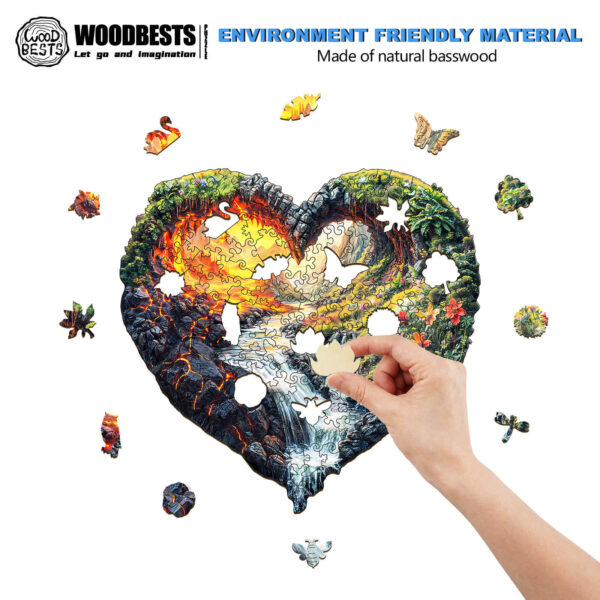 ETERNAL FLOW  Wooden Jigsaw Puzzle - Image 5