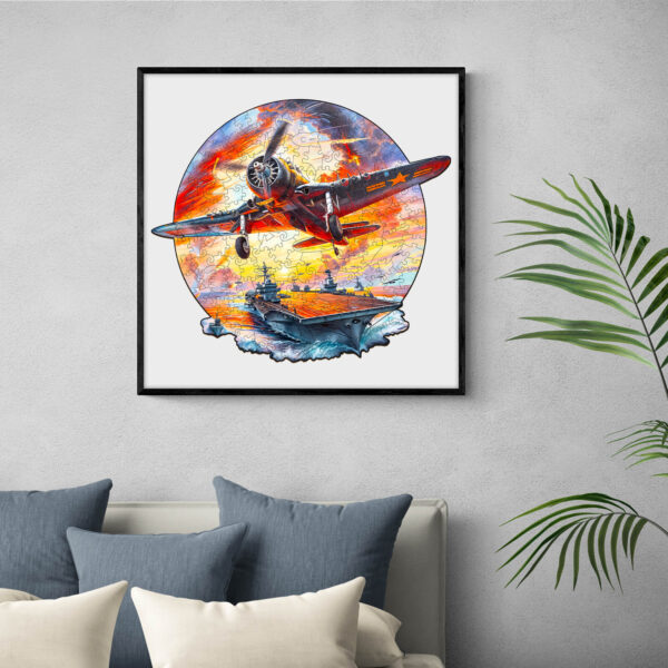 Fighter Plane Wooden Jigsaw Puzzle - Image 8