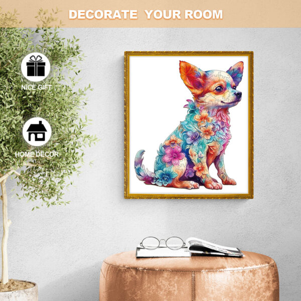 Cute Puppy Wooden Jigsaw Puzzle - Image 5