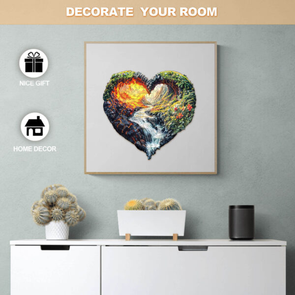 ETERNAL FLOW  Wooden Jigsaw Puzzle - Image 9