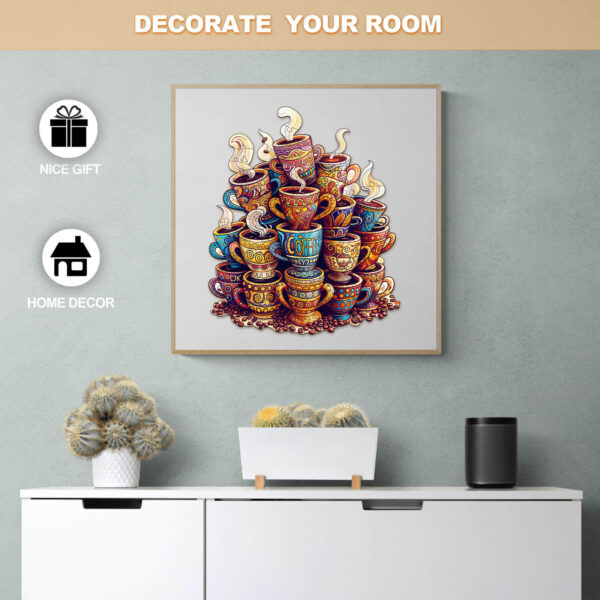 Coffee Dreams  Wooden Jigsaw Puzzle - Image 8