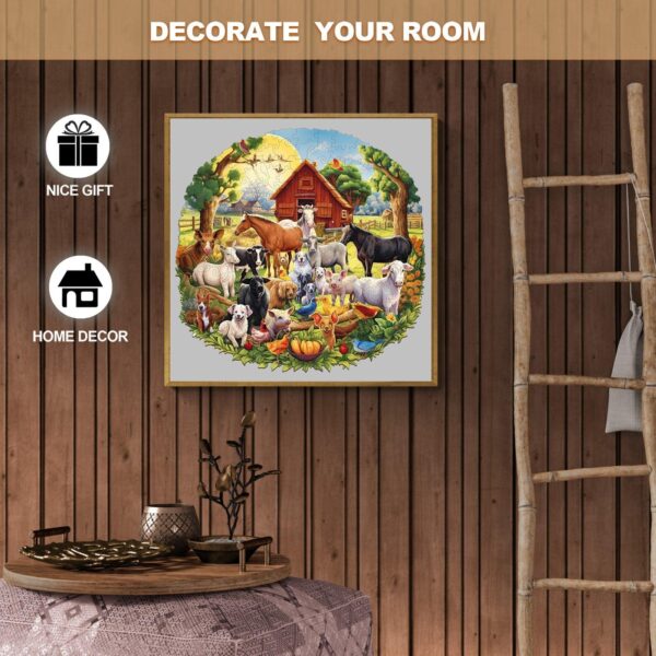 Fun Farm Wooden Jigsaw Puzzle - Image 5