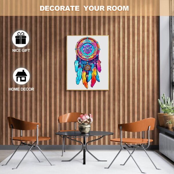 Mandala Dream Catcher Wooden Jigsaw Puzzle - Image 6