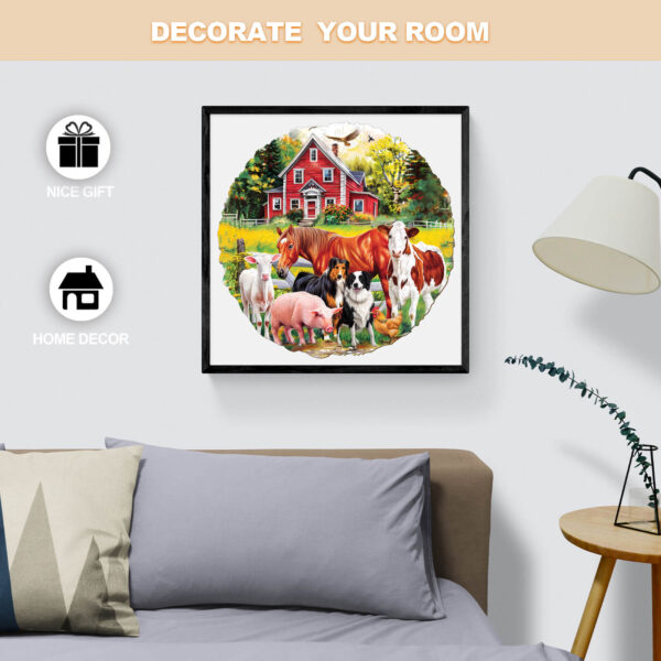 Farm Animals Wooden Jigsaw Puzzle - Image 5