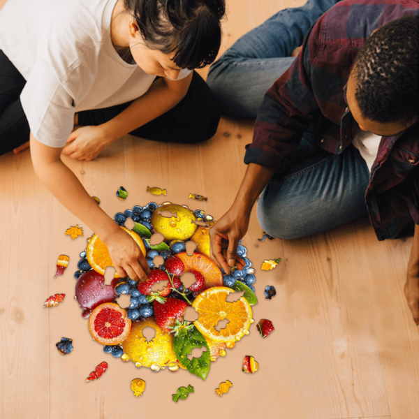 Colorful fruit Wooden Jigsaw Puzzle - Image 7