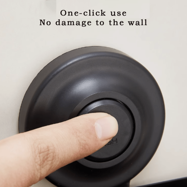 Suction Cup Maillard Walnut Hair Dryer Stand - Image 4