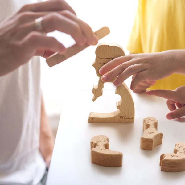 Wooden Family Name Puzzle - Image 5