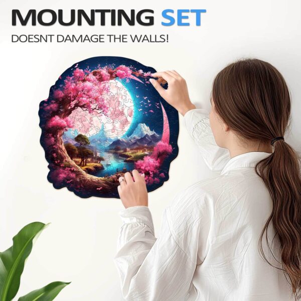 Beautiful Moon Wooden Jigsaw Puzzle - Image 8