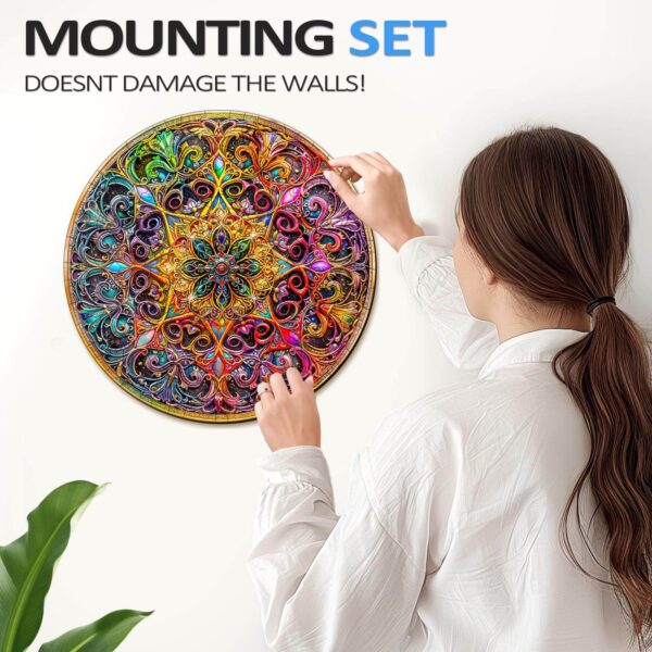 Mandala Dreamland Wooden Jigsaw Puzzle - Image 7