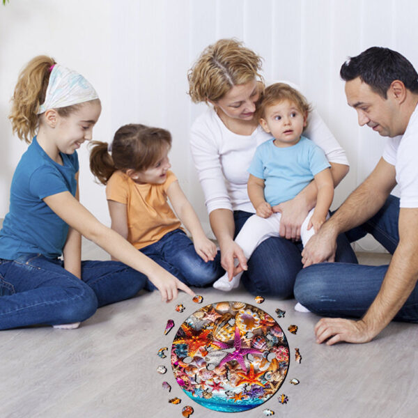 Starfish Wooden Jigsaw Puzzle - Image 6