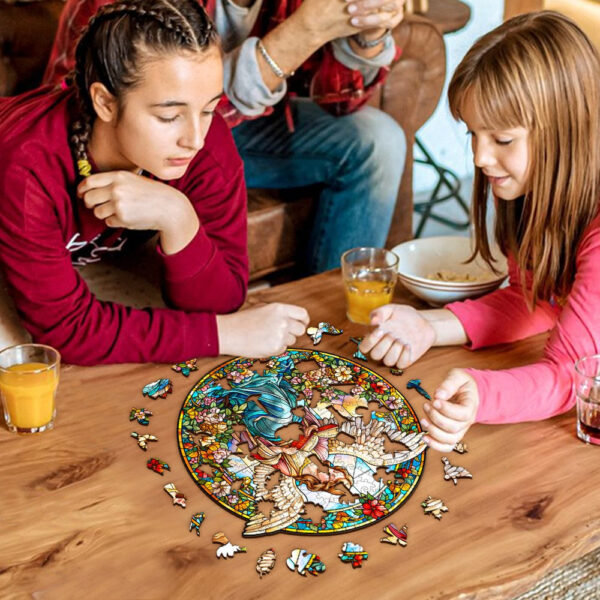 Angelic Garden Wooden Jigsaw Puzzle - Image 5