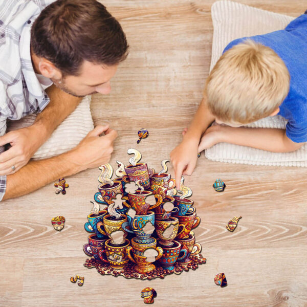 Coffee Dreams  Wooden Jigsaw Puzzle - Image 7