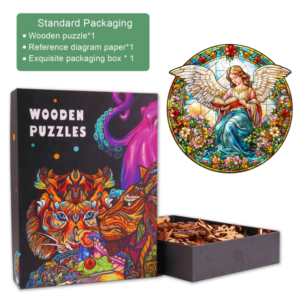 Angelic Garden Wooden Jigsaw Puzzle - Image 4