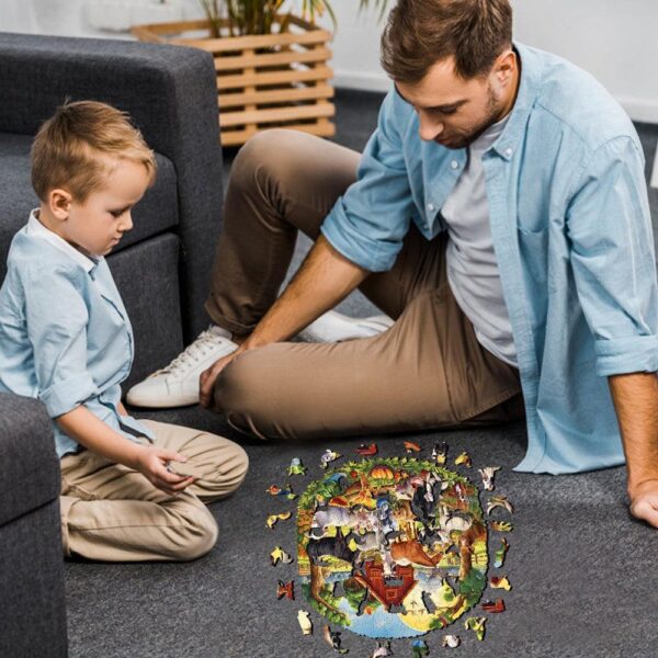 Fun Farm Wooden Jigsaw Puzzle - Image 6
