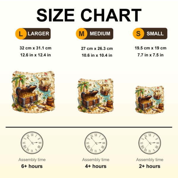 Treasure voyage  Wooden Jigsaw Puzzle - Image 6
