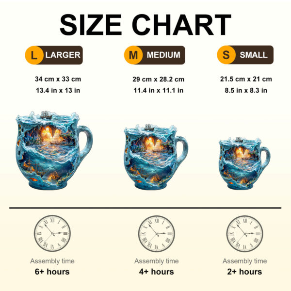 Sea navigation mug Wooden Jigsaw Puzzle - Image 6