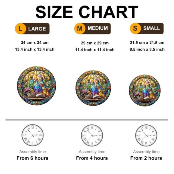Mystic Vials Wooden Jigsaw Puzzle - Image 6