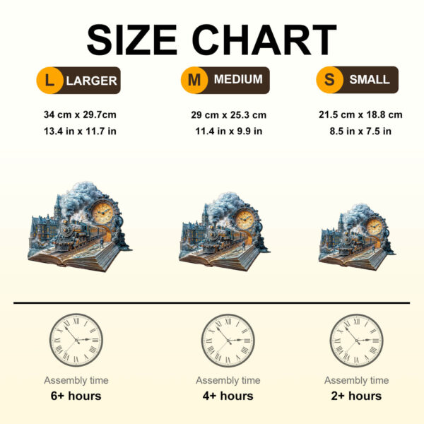 Chrono Train Wooden Jigsaw Puzzle - Image 7