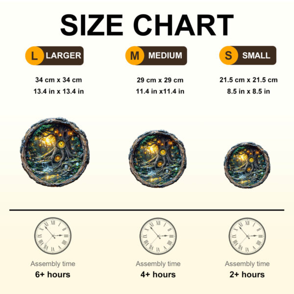 Magic time tree Wooden Jigsaw Puzzle - Image 7
