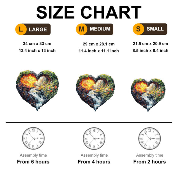 ETERNAL FLOW  Wooden Jigsaw Puzzle - Image 7