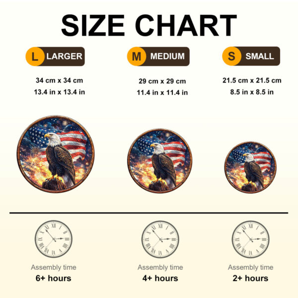 Eagle's Pride Wooden Jigsaw Puzzle - Image 7