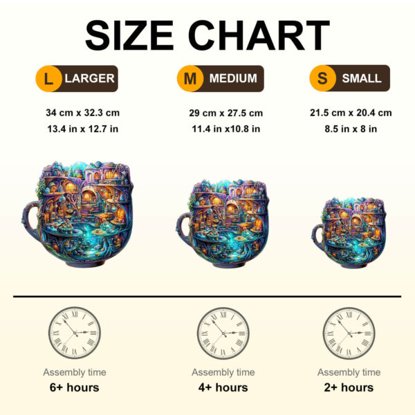 Enchanted Teapot Wooden Jigsaw Puzzle - Image 7
