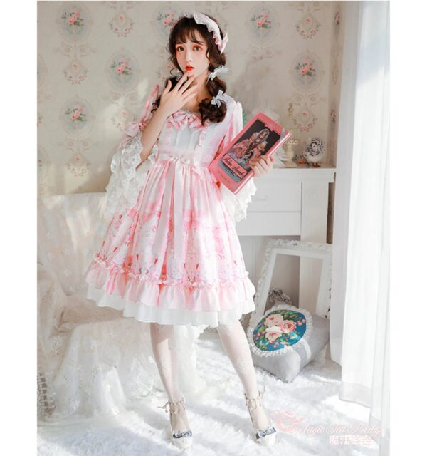 Swan Lake Princess Sleeve Dress - Image 6